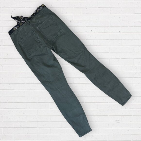New ANTHROPOLOGIE Olive Green Skinny Utility Pants Women's 26New - Picture 4 of 4